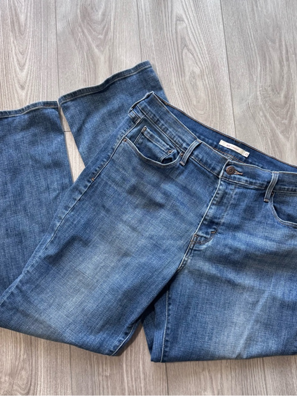 Levi's 505 Straight Light Blue Denim Jeans